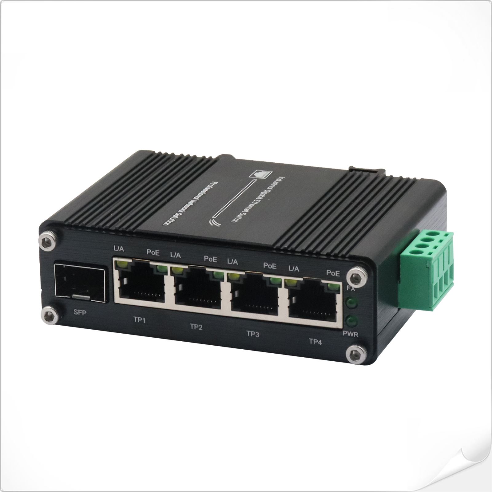 4-Port POE+1-Port 1000X SFP mit Mini Unmanaged PoE Gigabit Network Switch for Outdoor WiFi router