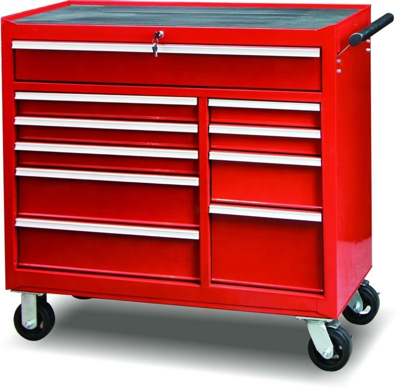 Spot welding storage workbench tool chest box on wheels