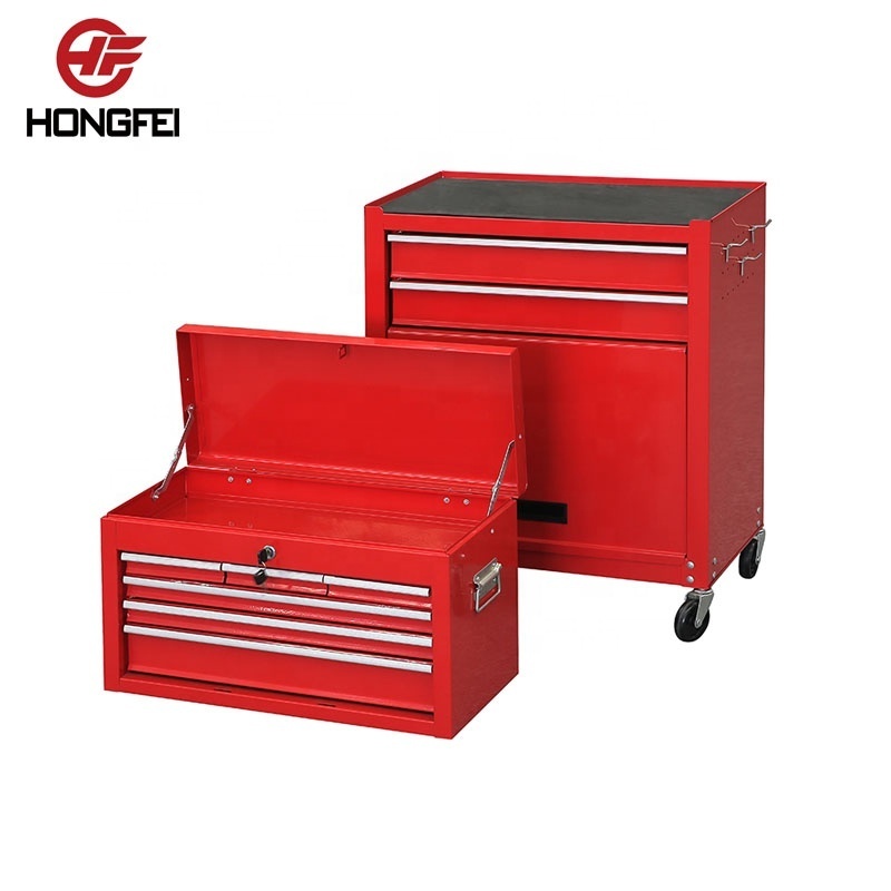 8 Drawer Heavy Duty Metal Rolling Workbench Mechanics Edge Full Waterproof Portable Tool Chest