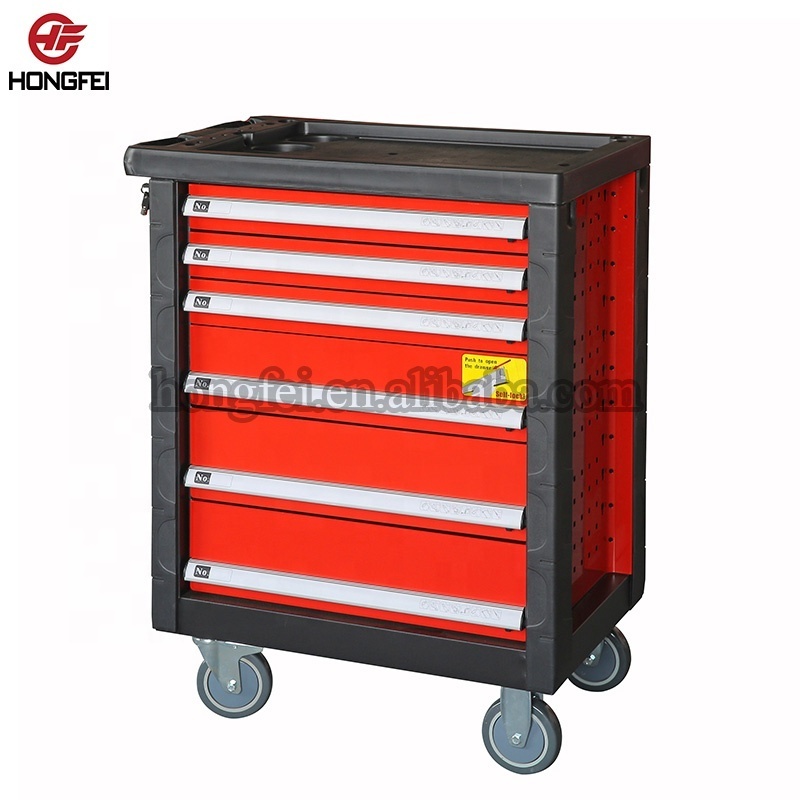 6 drawers 27 inch garage storage tool cabinet on wheels color customizable