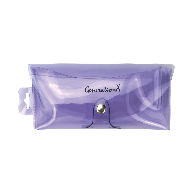 Wholesale Sunglasses Box Custom Logo Cute Jelly PVC Clear Travel Glasses Holder Pouch Eyewear Eyeglasses Case with Logo