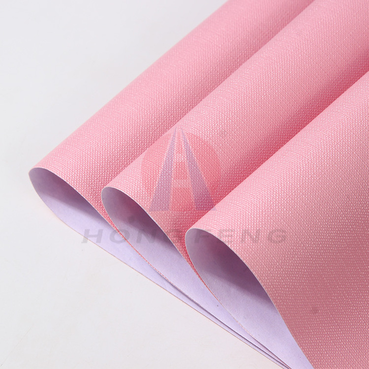 Solid pure color pink modern design 3d washable wallpaper for girl's room