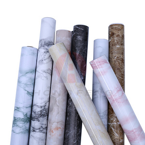 Marble Wallpaper Peel And Stick Vinyl Wallpaper Restaurant Decoration Interior Marble Kitchen Wall tile Stickers