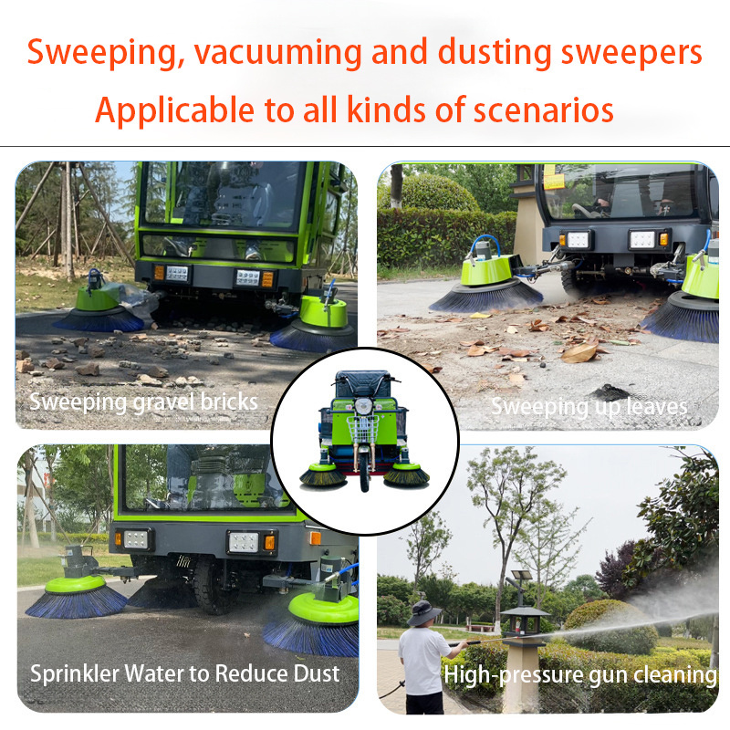 2024 best seller battery powered automatic street sweeper municipal used big floor sweeping machine