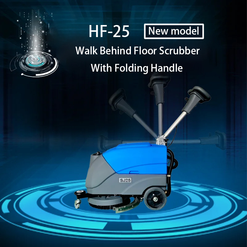 Factory Sale floor sweepers Commercial Hand Push floor scrubber machine Hotel Cleaning Multifunctional Electric floor Scrubber