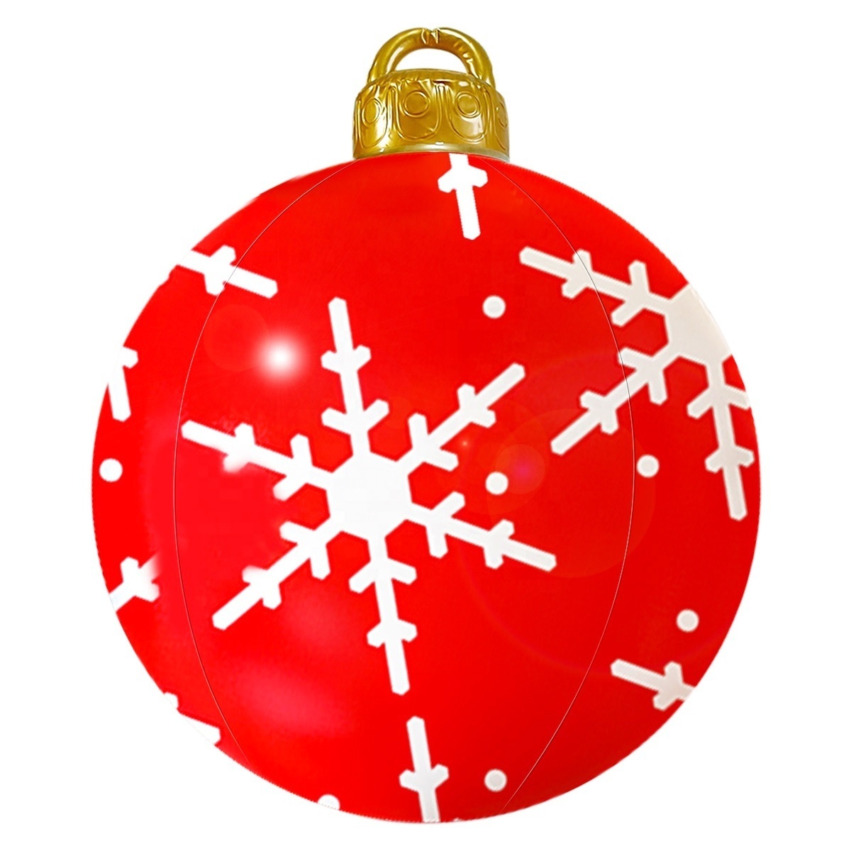 2021 New 60 Cm Christmas Ball Christmas Tree Decoration Outdoor Inflatable Toy Home Christmas Gift Ball