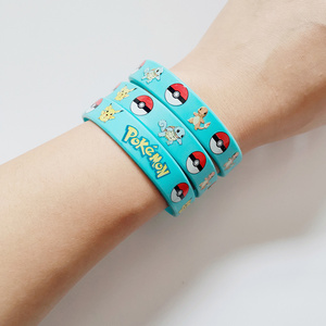 Custom Anime cartoon rubber bracelets silicone wristband logo rubber bracelet wrist band silicone wristband