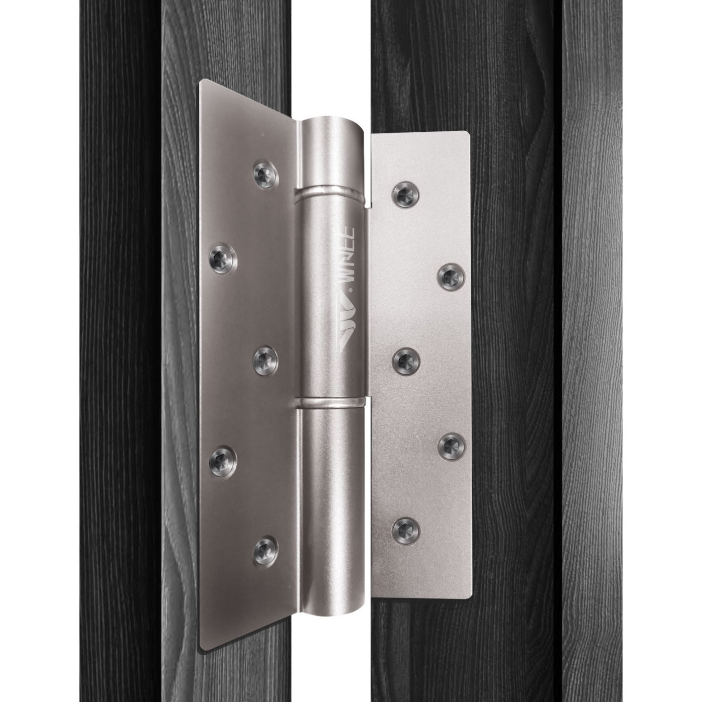 Hydraulic 4/5/6Inch Aluminum Hinge Furniture Hardware Accessories Invisible Door Soft Closing Door Hinge