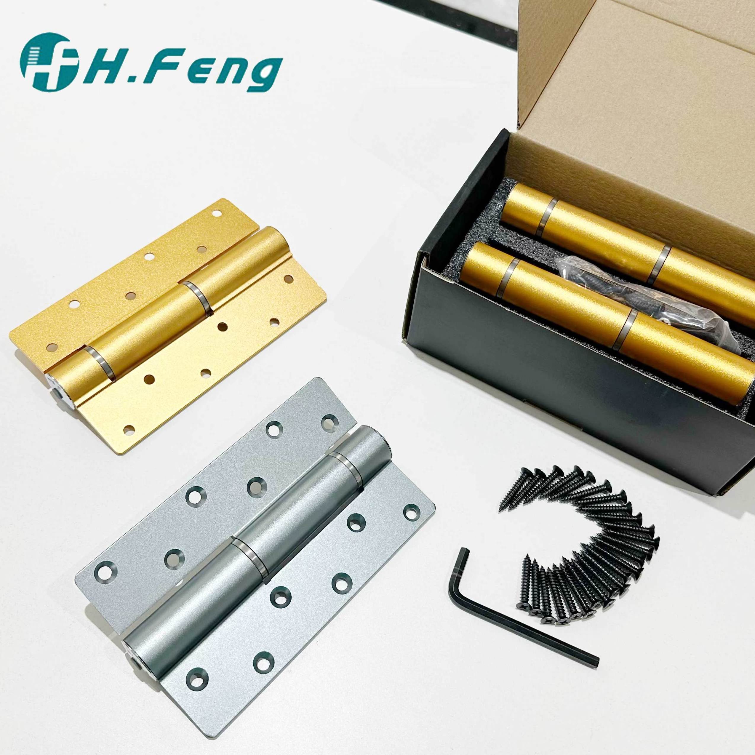 Heavy Duty Automatic Hidden Aluminum Door Pivot Hinge Hydraulic Damping Hydraulic Hinge Soft Close