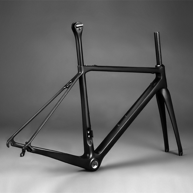 Full Internal Cable Routing Di2 Carbon road Frame 700C Road Racing Bike Carbon Frame  fm008