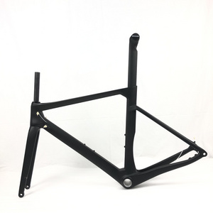 Hongfu Best Selling  Carbon Frame Full Hidden NEW AERO Disc Road Frame FM169-F OEM Quadro De Carbono Bicicleta De Estrada EN