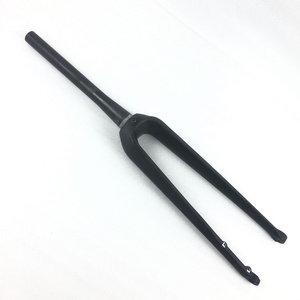 full carbon fiber thru axle flat mount 700C front fork 160mm for disc gravel bicycle frame