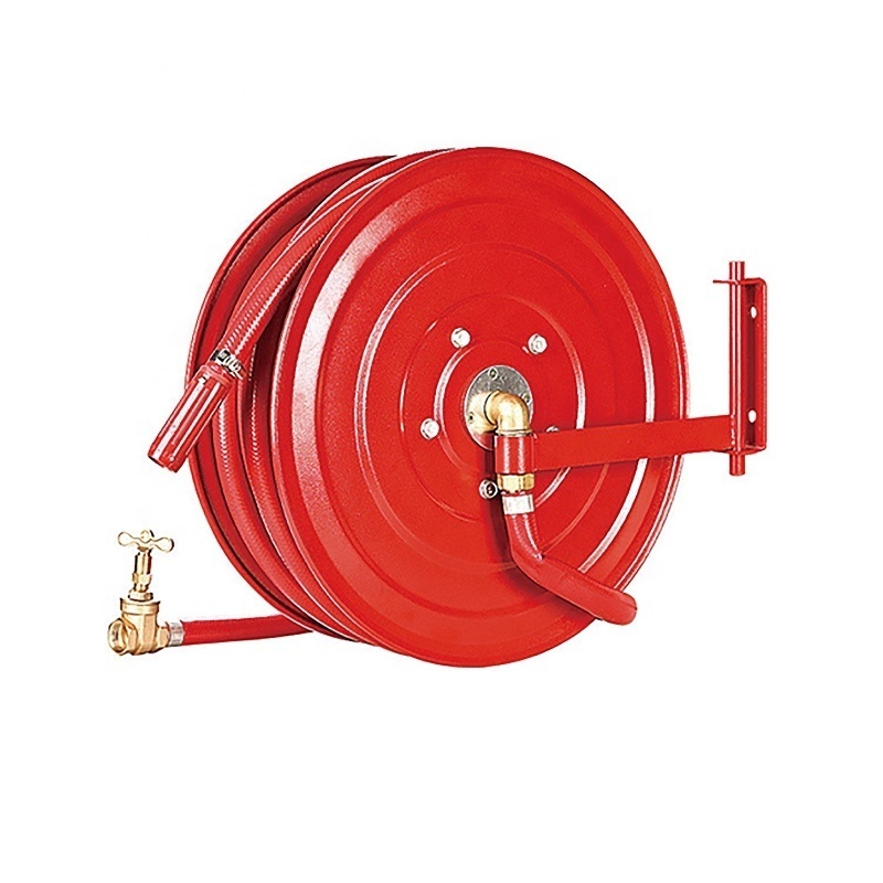 Swing Arm Fire Hose Reel with 550mm Drum 30M Fire Hose Reel Pipe