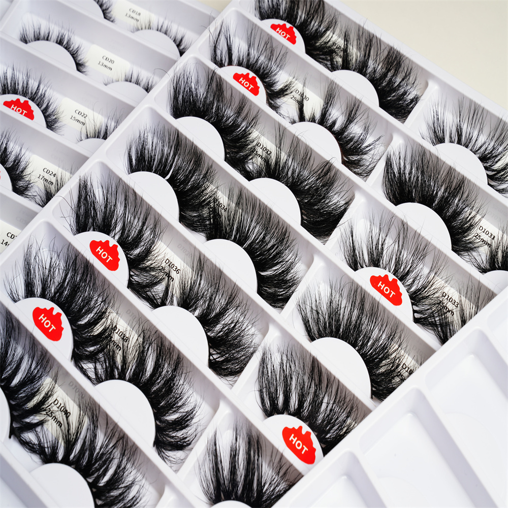 supper fluffy mink lashes false eyelash sets private label eyelashes cluster eyelashes lashes wholesale vendor mini suitcases