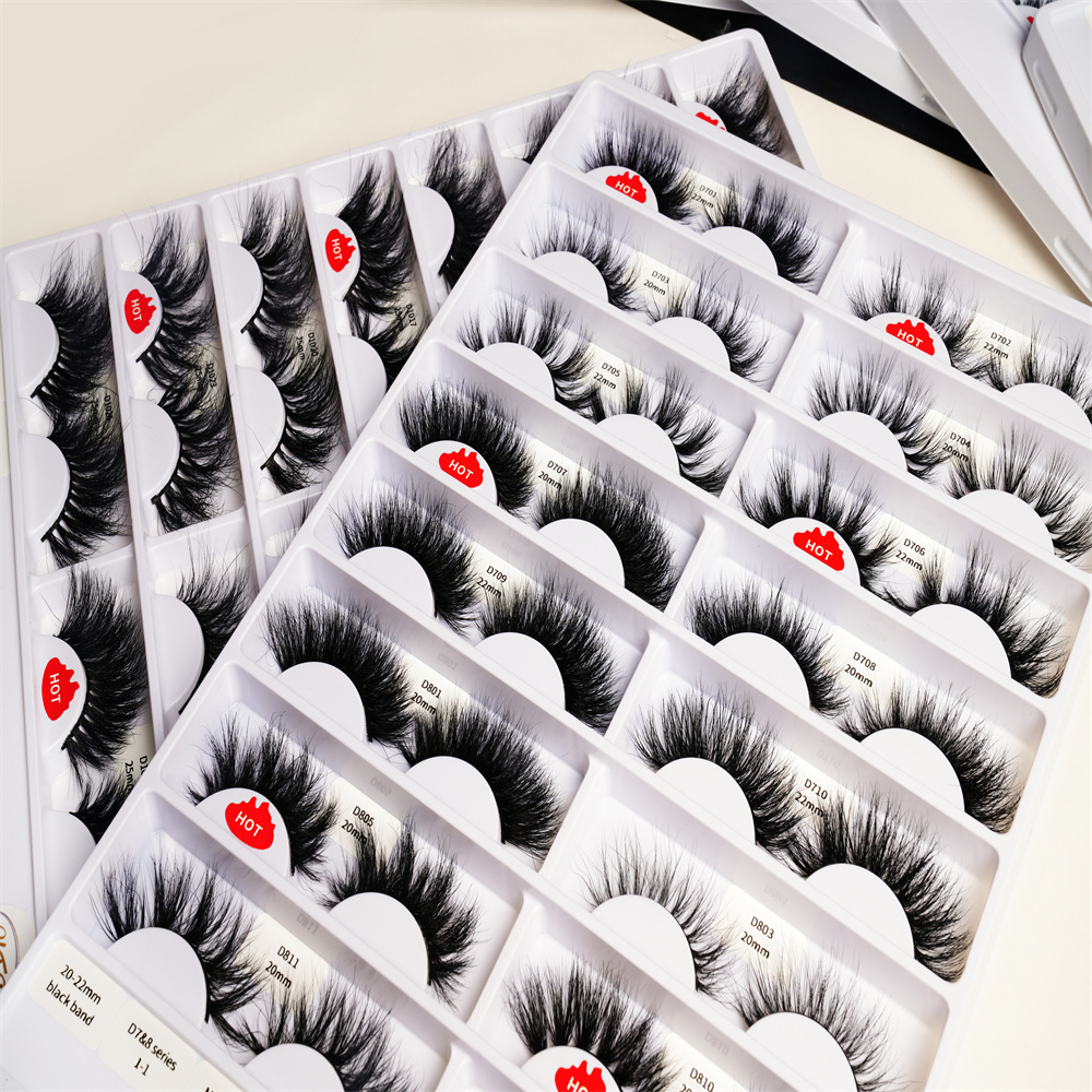 supper fluffy mink lashes false eyelash sets private label eyelashes cluster eyelashes lashes wholesale vendor mini suitcases