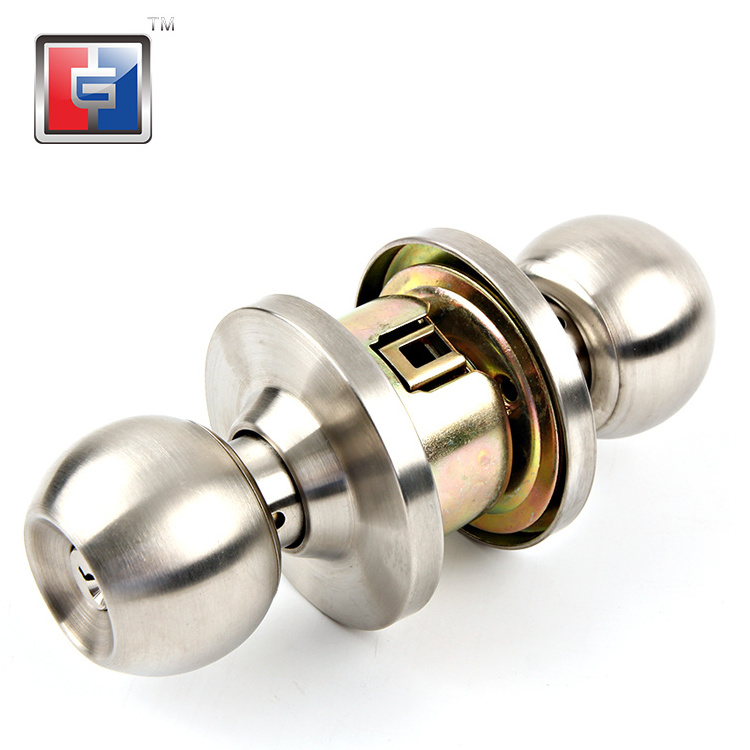 High quality stainless steel top grade tubular round cylindrical passage knob door lock