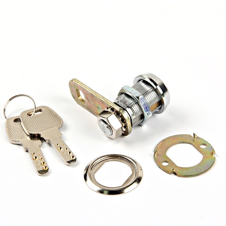 High security 90 180 degree tool box key small cam locks 10mm cabinet cylinder knob cam lock