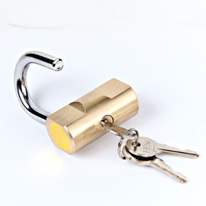 40mm 50mm bulk brass best utype hammer type pad locks anti cut hammer shaped heavy duty brass padlock