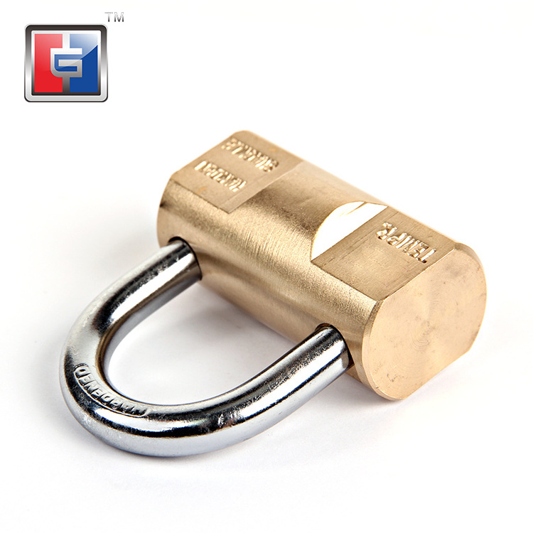 40mm 50mm bulk brass best utype hammer type pad locks anti cut hammer shaped heavy duty brass padlock