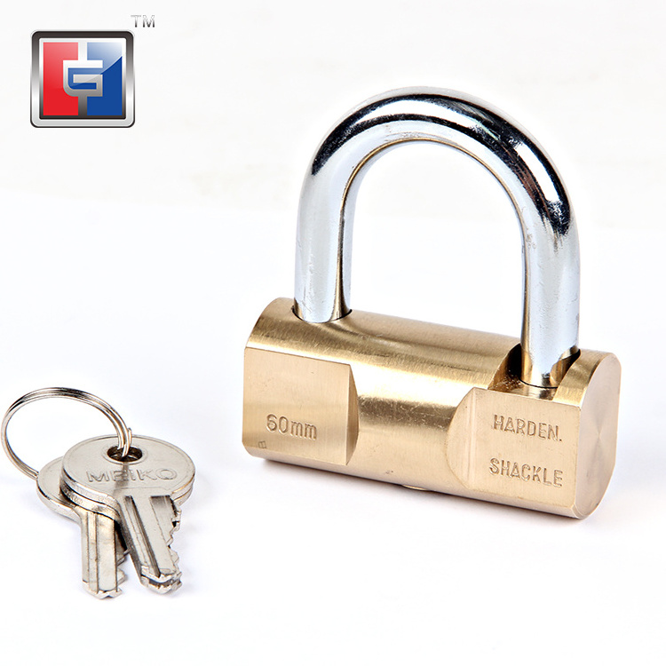 40mm 50mm bulk brass best utype hammer type pad locks anti cut hammer shaped heavy duty brass padlock