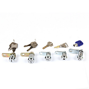 Furniture assembly zinc alloy key push button cam locks furniture assembly locks clip anti-theft cabinet lock