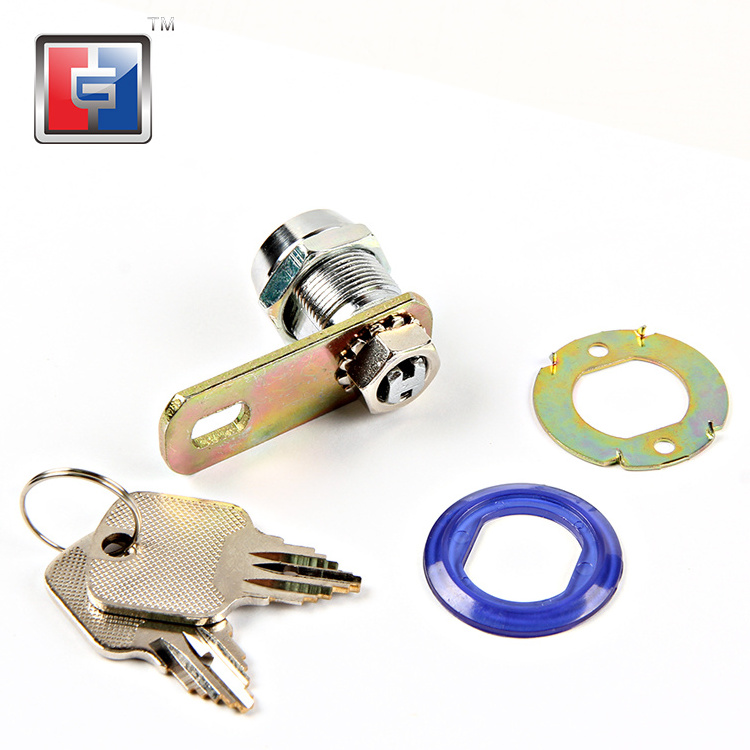 Furniture assembly zinc alloy key push button cam locks furniture assembly locks clip anti-theft cabinet lock