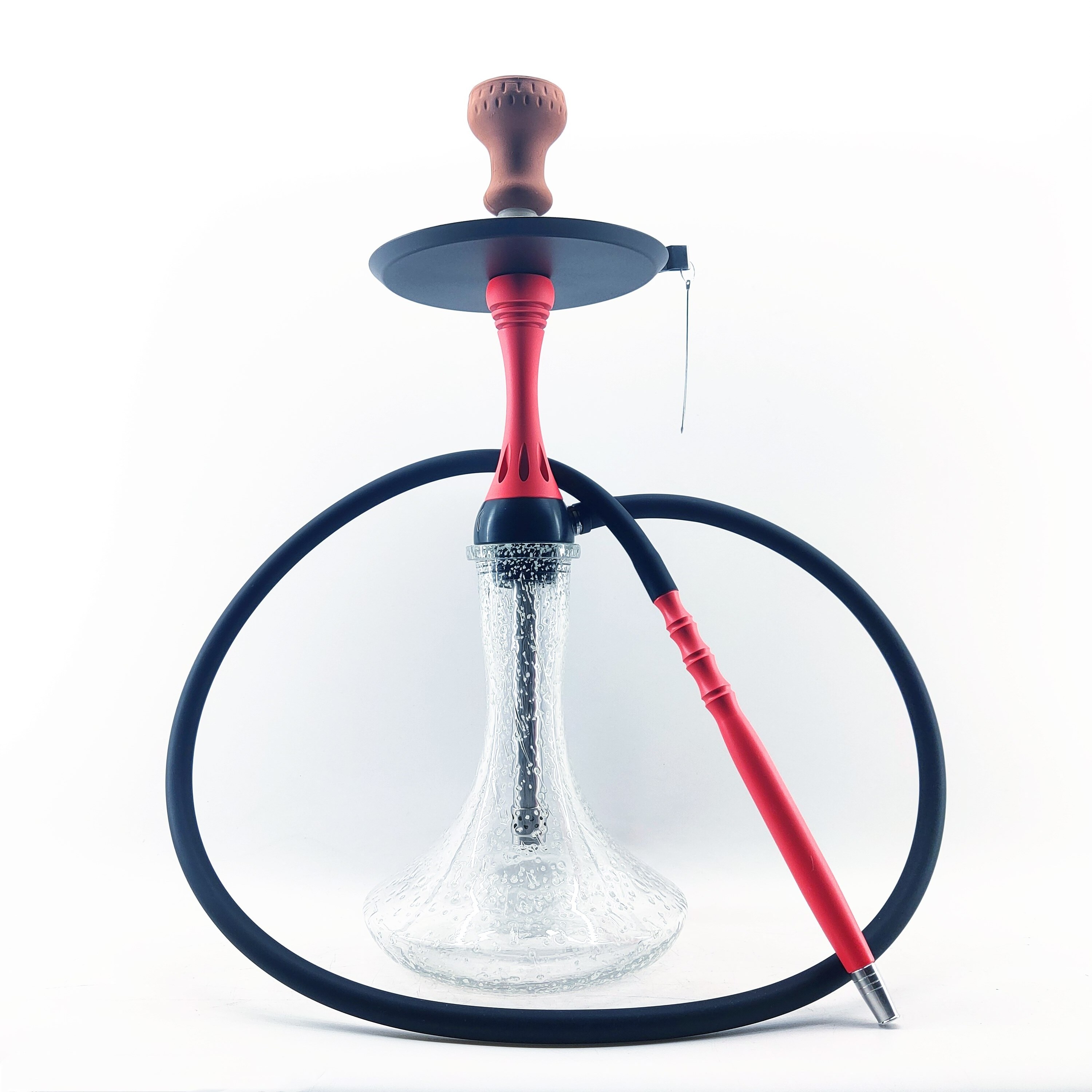 New Technology Chicha factory of Large Size Mouth Blown Deluxe All Glass Hookah