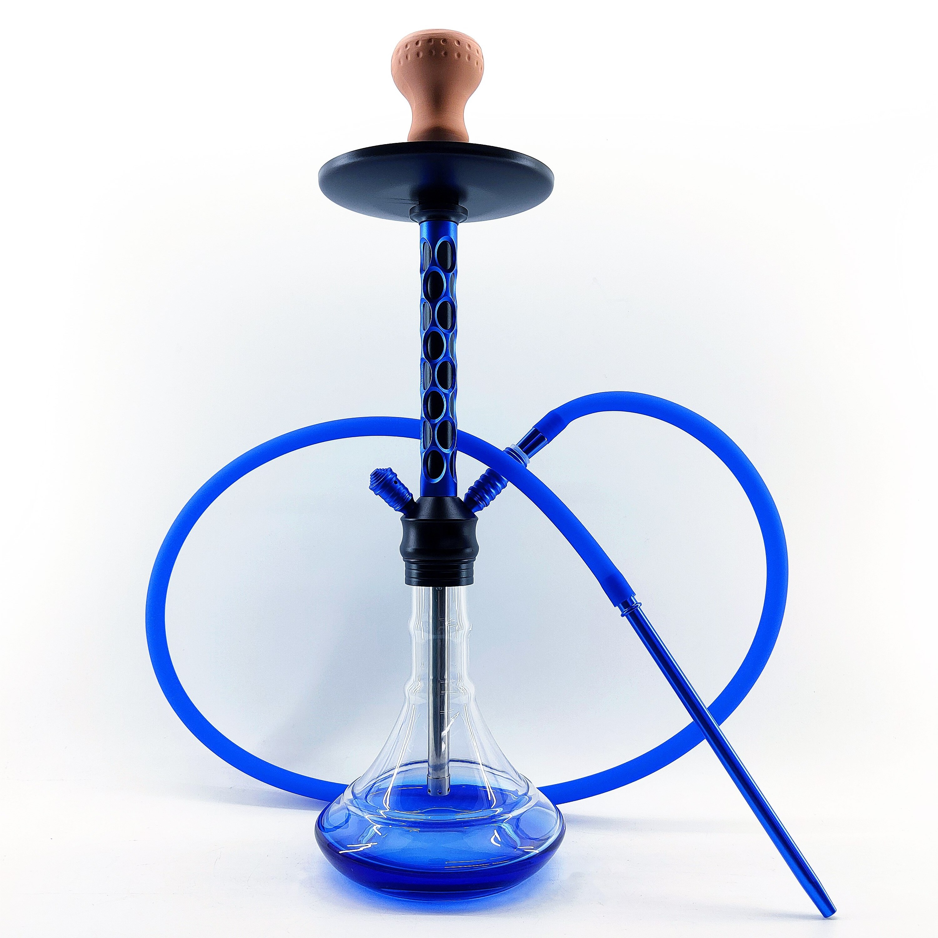 600MM Height Medium Size Hookah Burner  Eco-friendly Crystal Glass Shisha Hookah Bottles for Sale