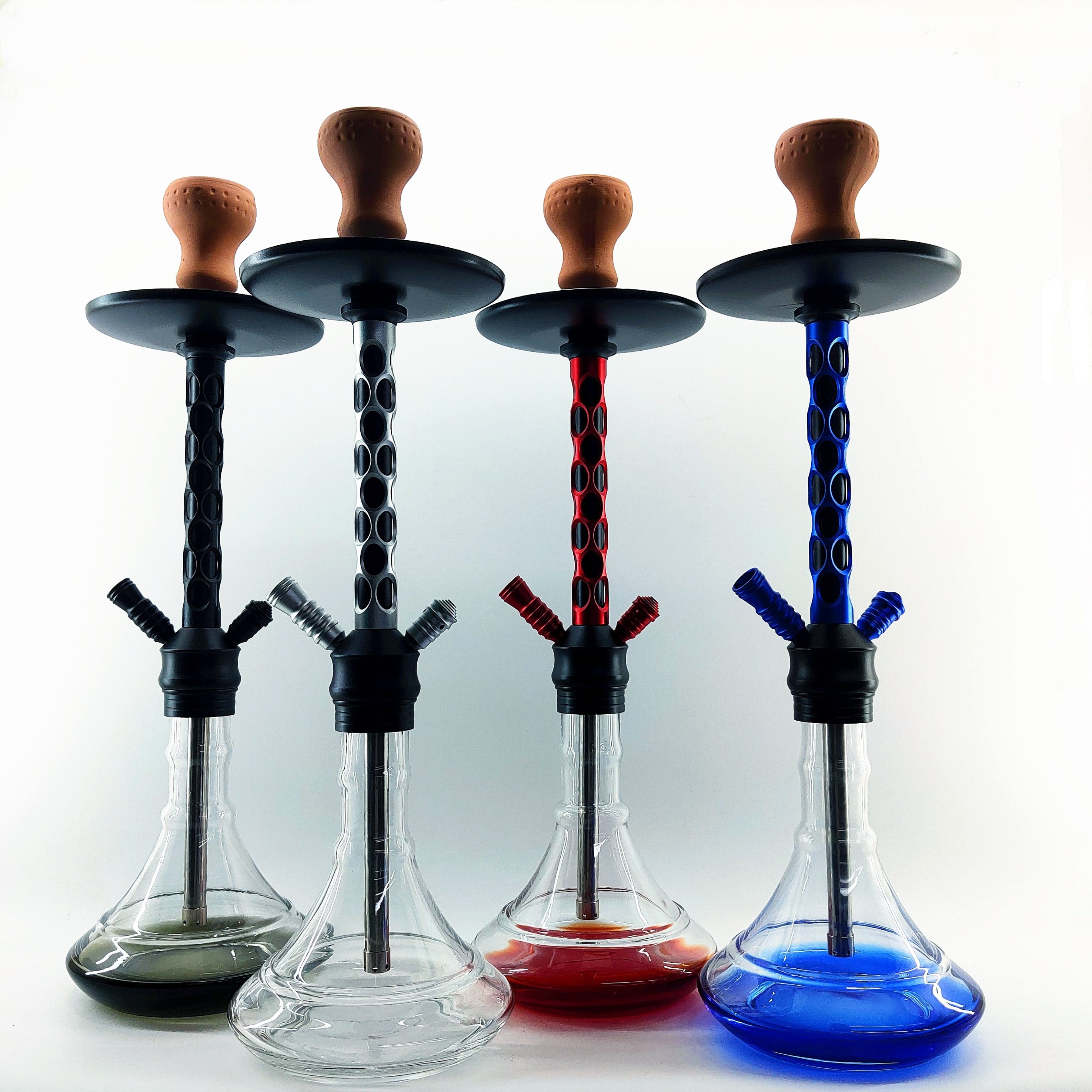 600MM Height Medium Size Hookah Burner  Eco-friendly Crystal Glass Shisha Hookah Bottles for Sale