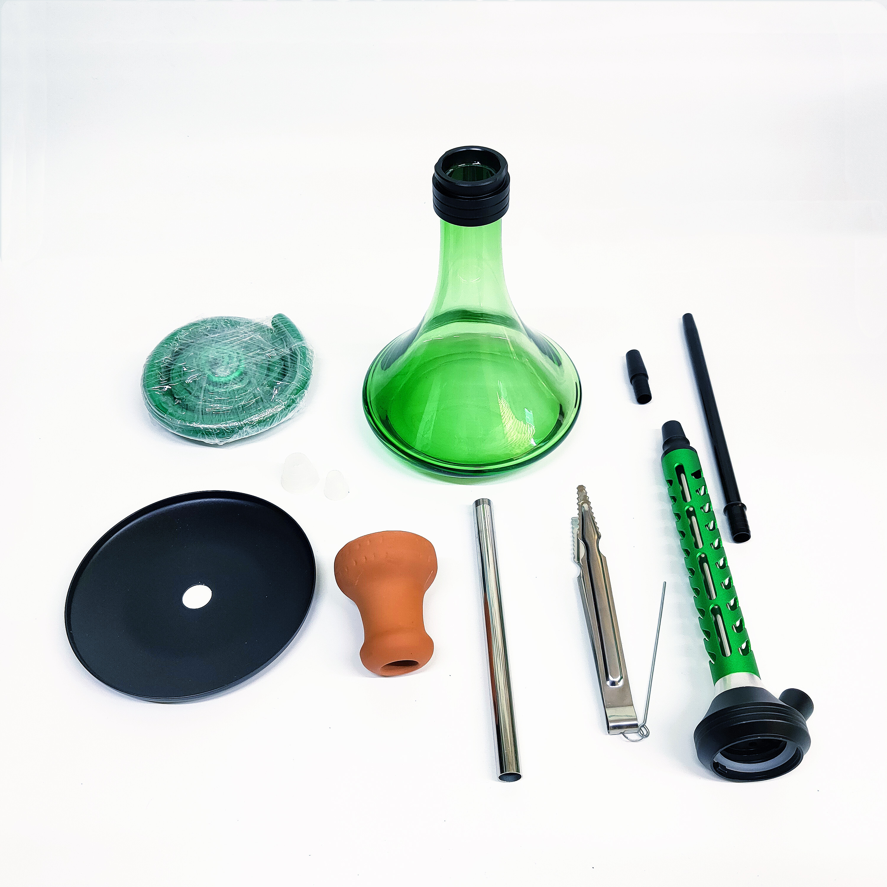 Hookah supplies smoking accessories medium size  Huka Glass Hookah Shisha set