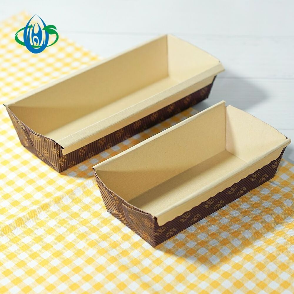 Disposable Baking Paper Tray Food grade Cake Box for Bakery shop bread cookies