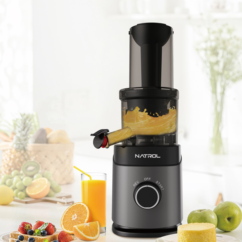 Small Kitchen Appliances Compact Design Nutrition System Juicer Fruit Vegetable Wheatgrass Juice Slow Masticating Juicer