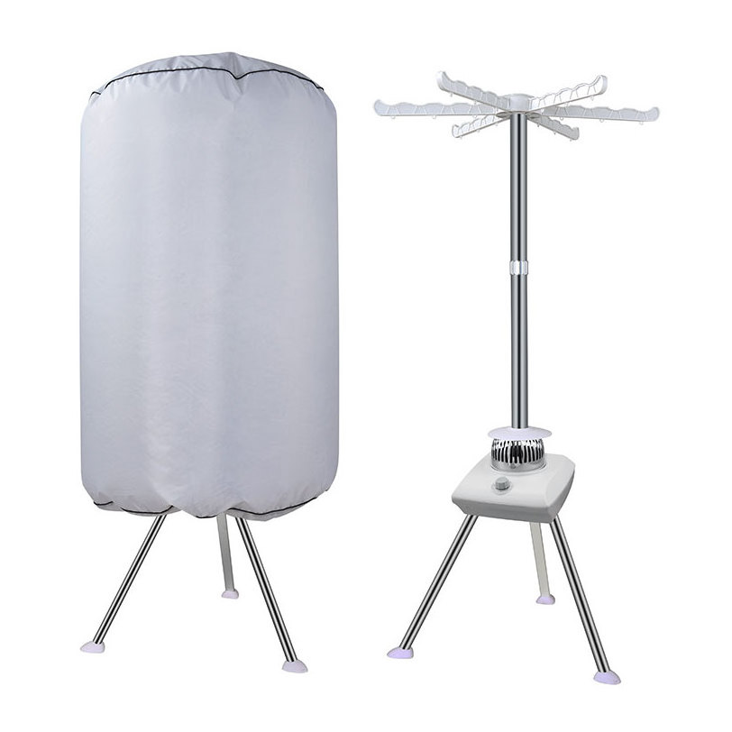 Hot sale home appliance electric airer portable clothes dryer umbrella type big capacity folding hot air clothes dryer