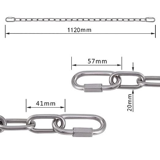 316 5mm Stainless Steel Chain for Yoga Swing Boxing Bag