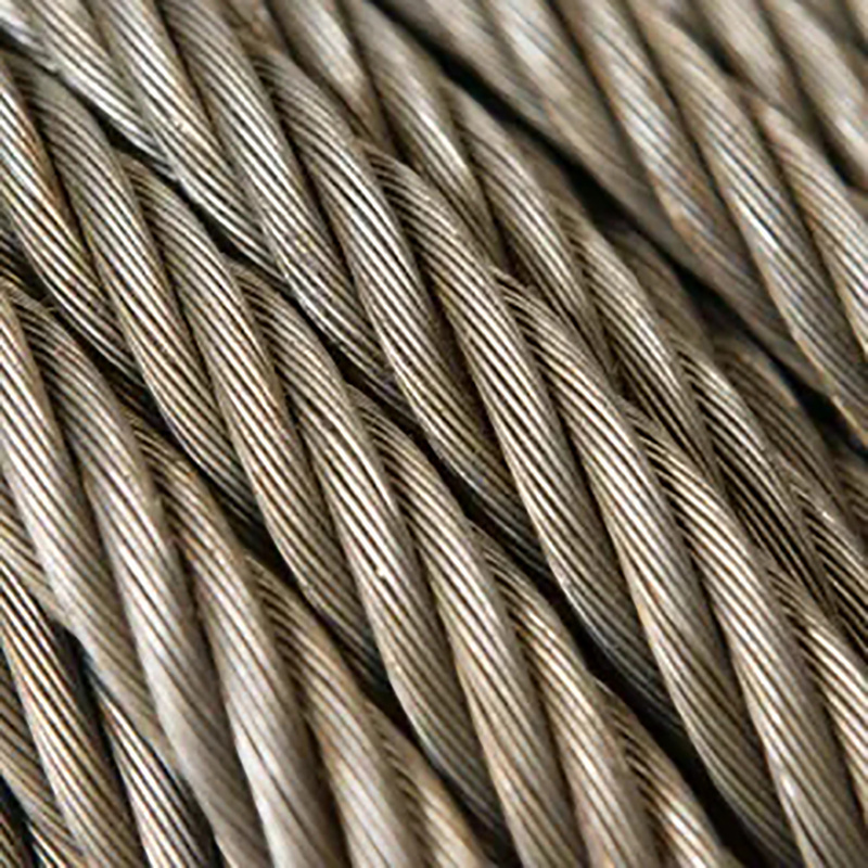 Galvanized & Ungalvanized Steel Cable 1x19+7x7 Steel Wire Rope for Conveyor Belt