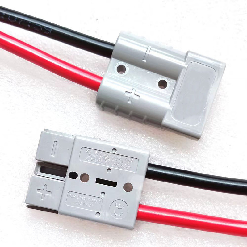 2 Way SMH Plug Quick Power Connector 10AWG Extension Cable for Electric Forklifts Battery Carts Sightseeing Car