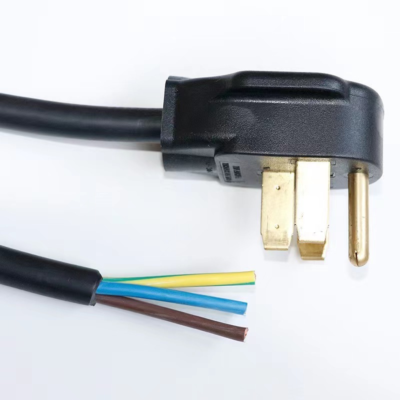 OEM UL NEMA 14-50P USA Plug 6Awg 8Awg Amp Rv Power Cord  3Prong electric Power Cable For Outdoor Charging