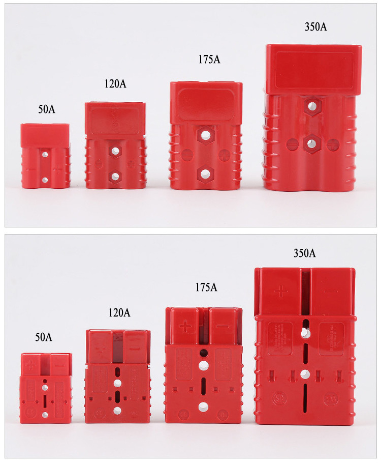 Factory Forklift High Current Electric Power Quick Battery Andersons Connector 50A 120A 175A 350A Plug with Andersons plug cover