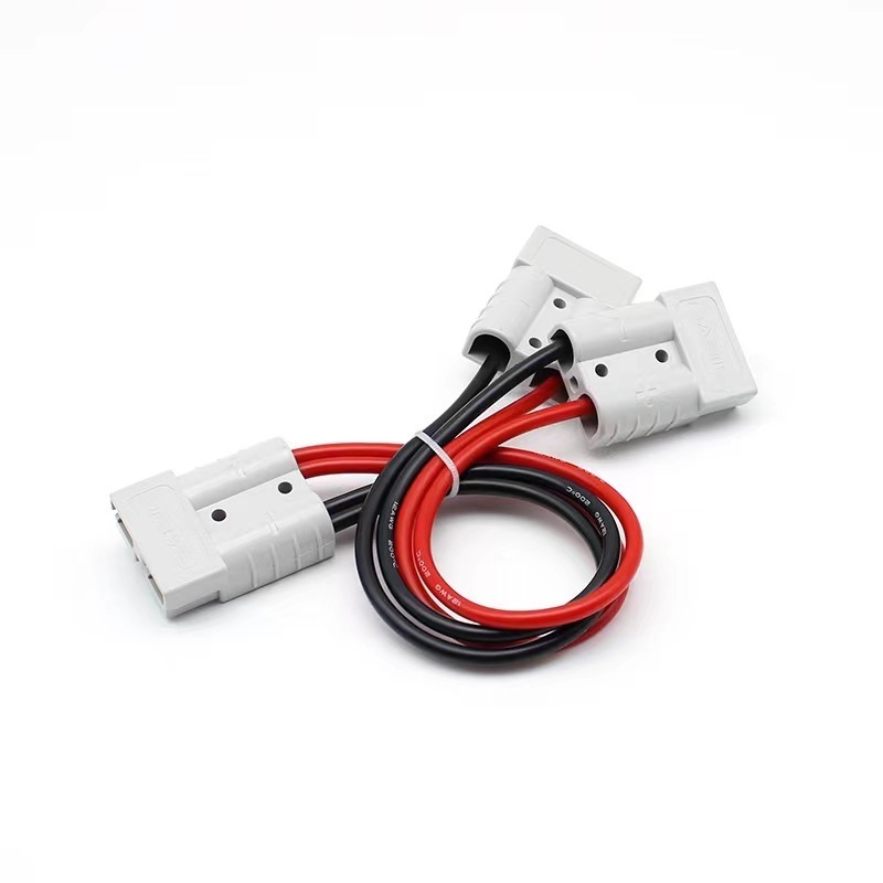 2 Way SMH Plug Quick Power Connector 10AWG Extension Cable for Electric Forklifts Battery Carts Sightseeing Car