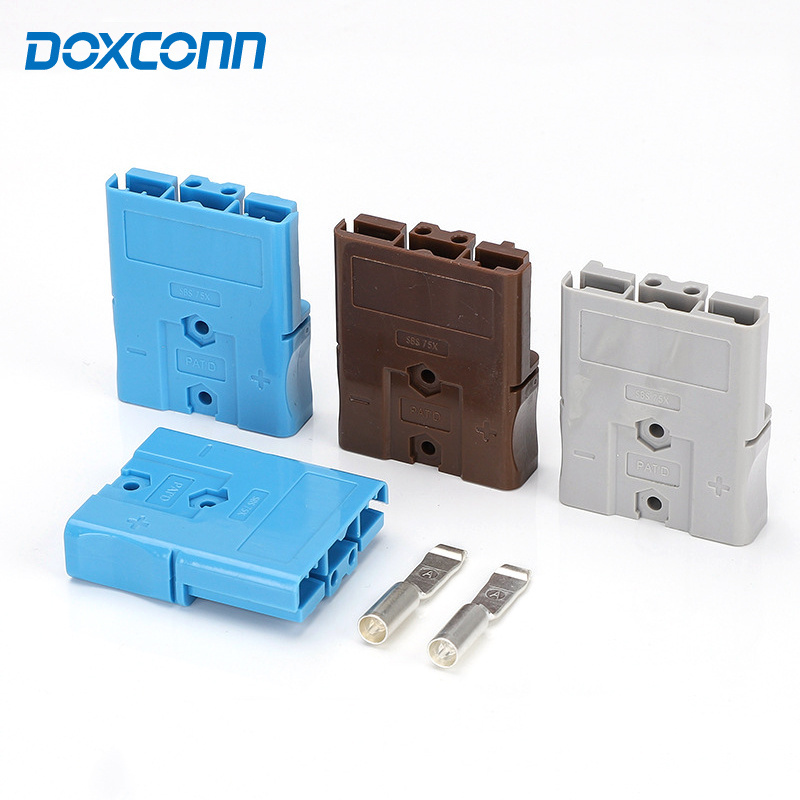 Factory sale High Current 3 pole Andersons 50A 175A Electric Forklift Power energy storage battery connector for battery cables