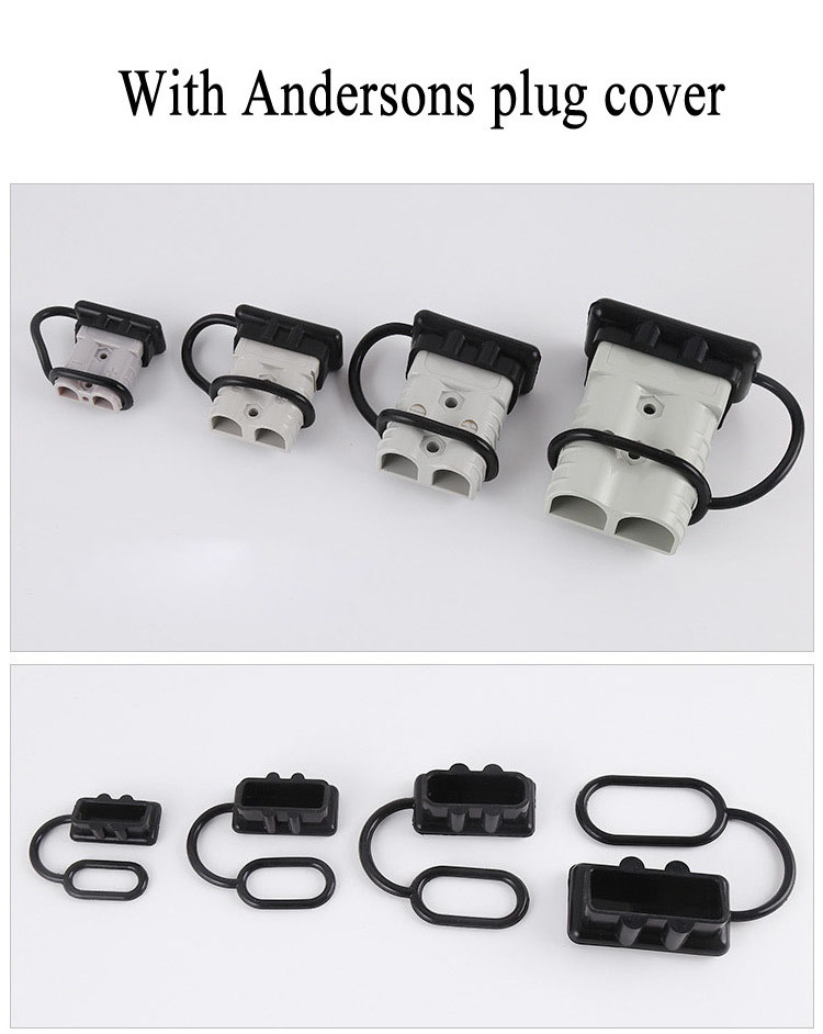 Factory Forklift High Current Electric Power Quick Battery Andersons Connector 50A 120A 175A 350A Plug with Andersons plug cover