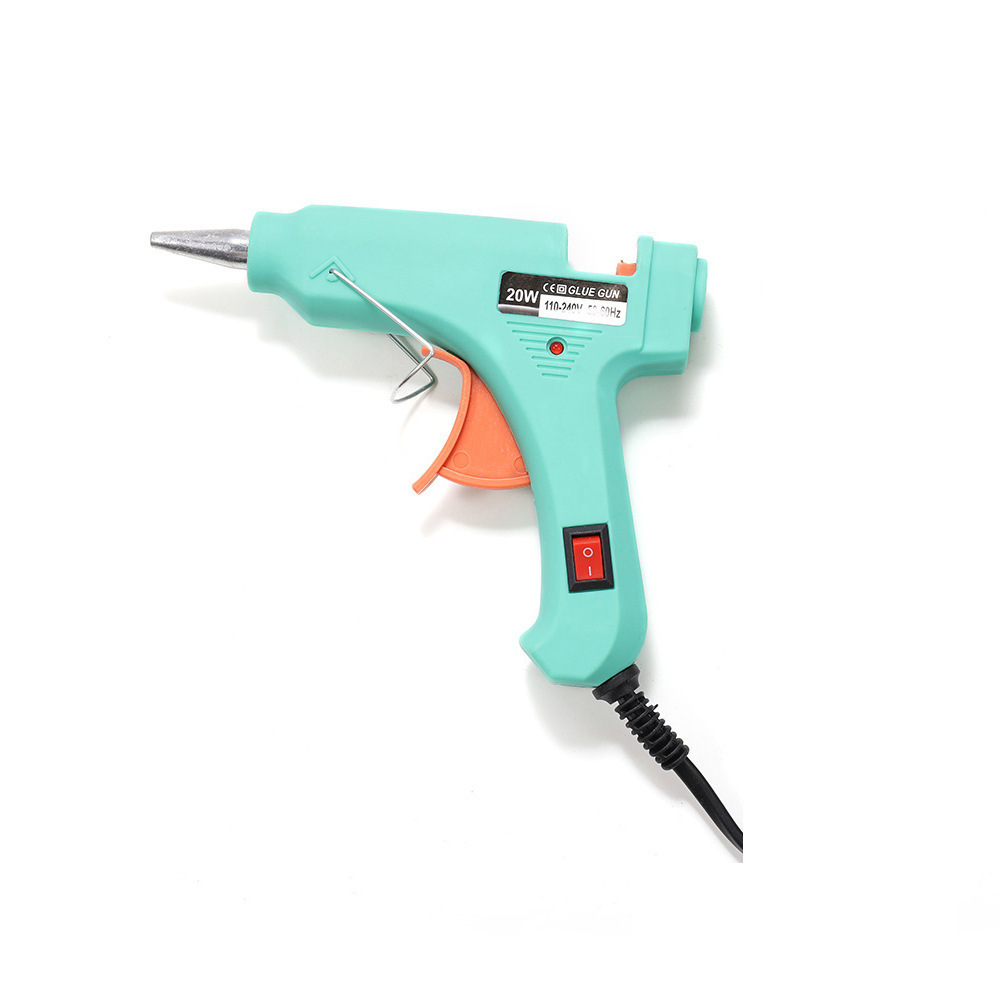 20W Hot melt glue gun free send 7mm glue stick nylon high temperature resistant shell DIY accessories high temperature glue gun