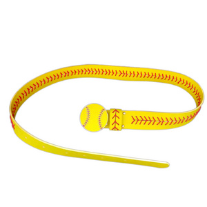 2022 Softball Baseball Sports Belt Handmade Men Women Leather Belt