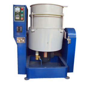 50L 120L large capacity centrifugal disc polishing machine / finishing machine high speed eddy current finishing machine