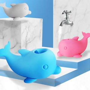 Silicone Whale Tub Faucet Cover for Kids, Protective Baby Safety Products for the Bathtub Spout