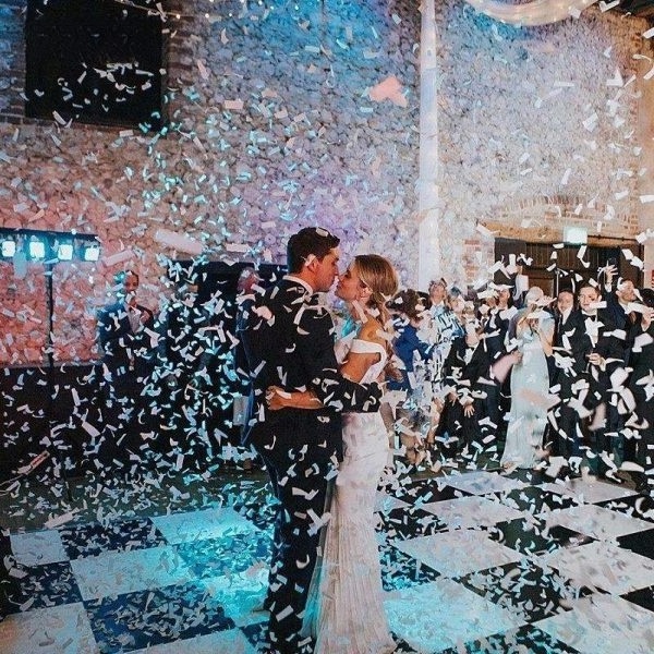 3 Shot Stage Confetti Machine Aluminum Electric Wedding Confetti Cannon Shooter