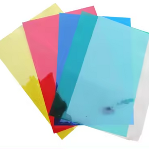 hongho Frosted PVC Document Binding Cover Transparent Color Custom Book Cover Plastic Sheet Paper Leminated Cover for Binding