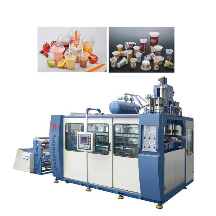 Disposable Plastic Cup Making Machine Fast Food Box Product Line Thermoforming Machine