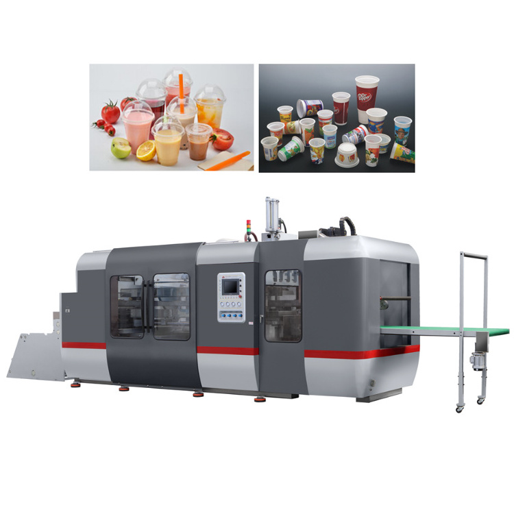 Plc Control Disposable Plastic Food Container Making Machine