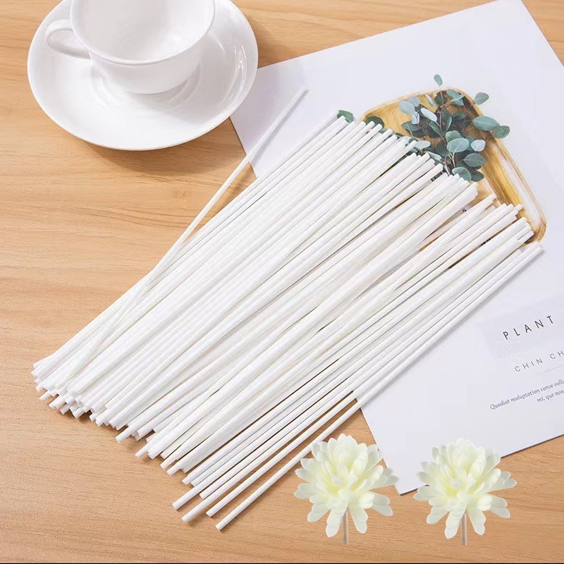 22cm*3mm Fiber Reed Diffuser Sticks 10000 Pcs Aromatherapy Replacements Natural Rattan Wood Stick for Air Fresher Aroma Oil